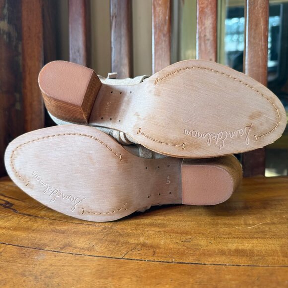 Sam Edelman Merton Suede Ankle Boots in Putty | Size 6.5 | NIB - Picture 9 of 11